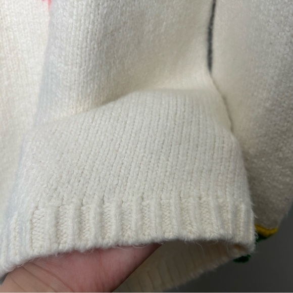 NWT Free People Cherry Heart Mini Sweater Dress - Picture 8 of 11